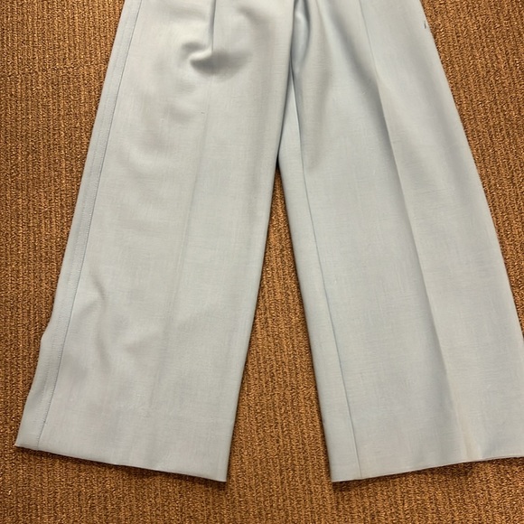Dorothee Schumacher robins egg blue wool crepe pant suit - Picture 8 of 10